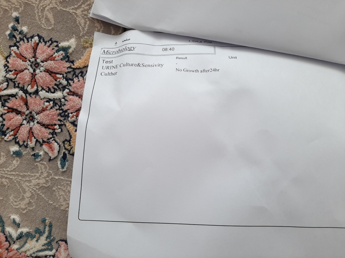تفسیر آزمایش خون اونایی که بلدن بگن.