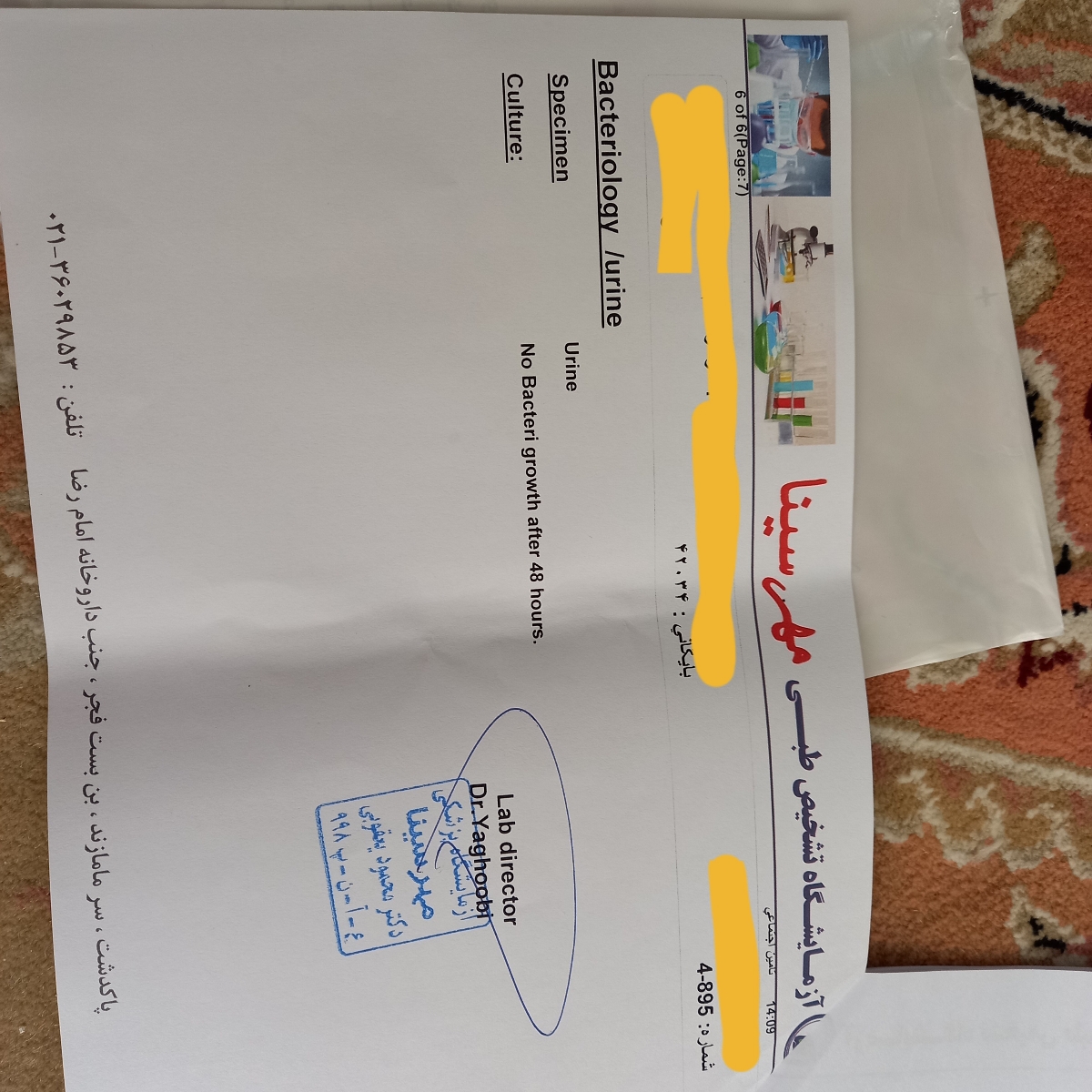 مایع آزاد در لگن در بارداری