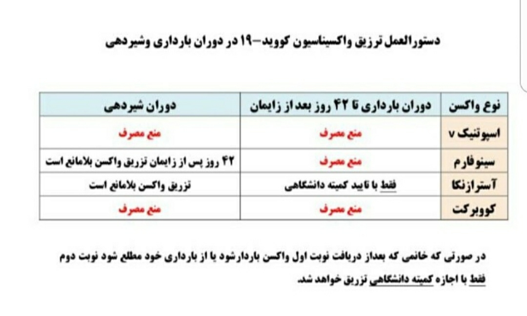 دوستان بارداری که واکسن زدن یلحظه بیان دوستان بارداری که واکسن زدن یلحظه بیان
