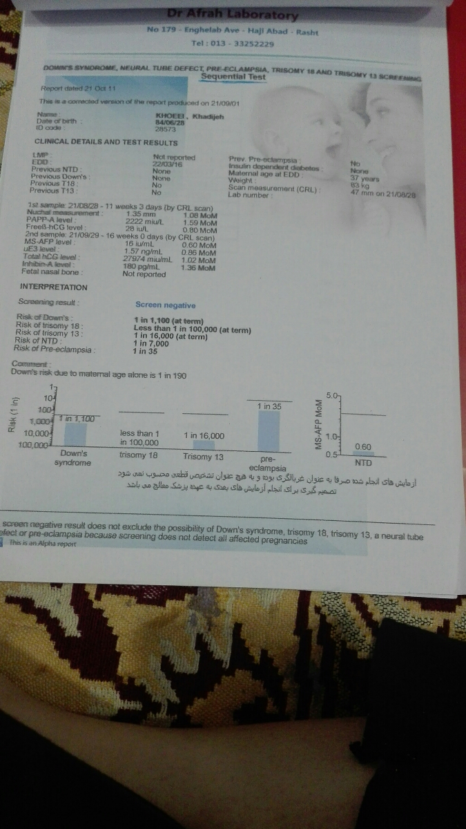 درموردغربالگیری دوره دوم