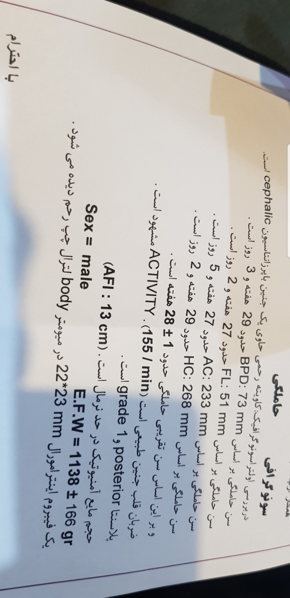 سونوگرافی بارداری ۲۸ هفته سونوگرافی بارداری ۲۸ هفته