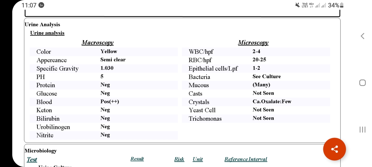 تفسیر آزمایش چکاپ خون