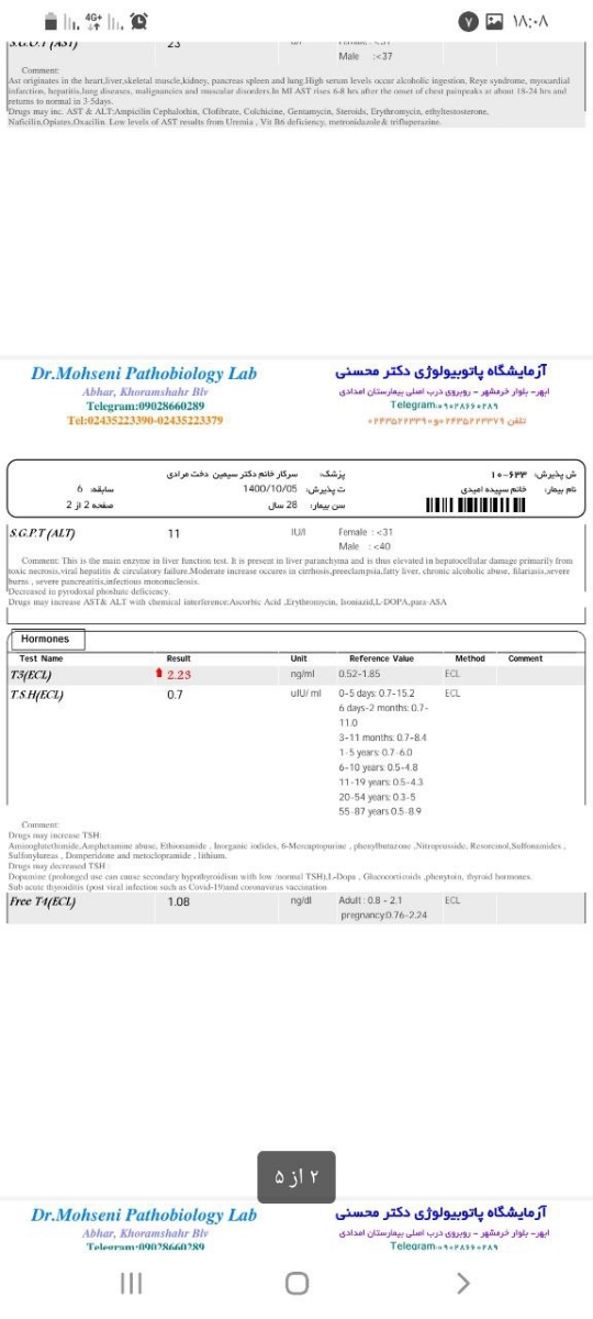 ازمایش تیرویید و گلوکز ازمایش تیرویید و گلوکز