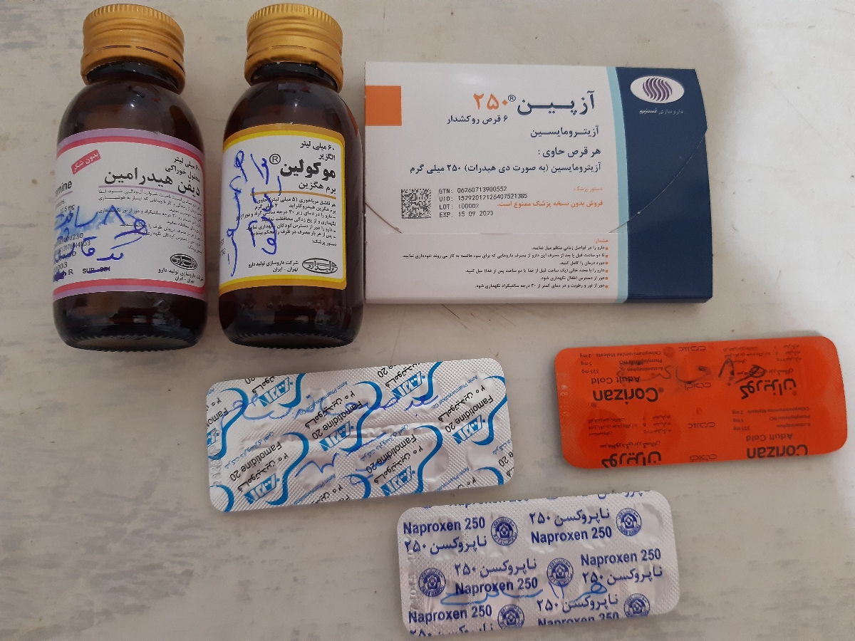 خواندن نسخه داروی سرما خوردگی