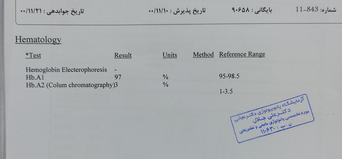 این ازمایش همسرم