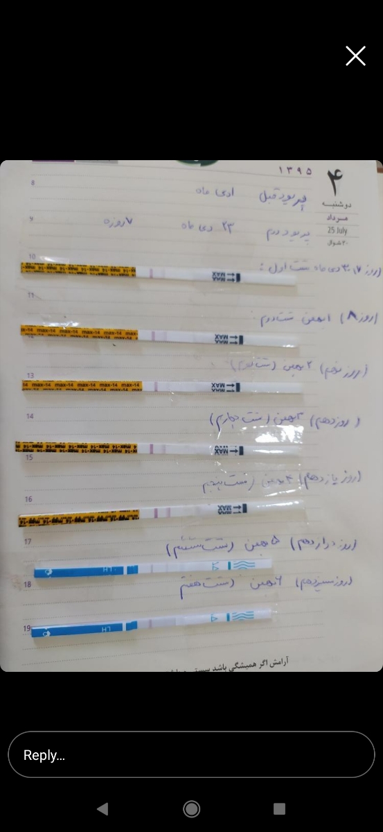 تفسیر کیت تخمکگذاری ممکن کمکم کنید