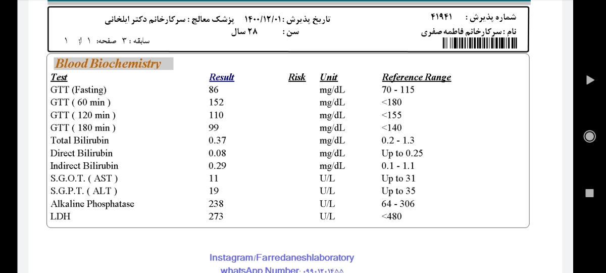 ممنون میشم سونو ۳۲ هفتگی منو بررسی کنید