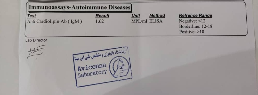 خانم دکتر عزیز لطفا آزمایشات رو نگاه میکنید و بگین چطورن خانم دکتر عزیز لطفا آزمایشات رو نگاه میکنید و بگین چطورن