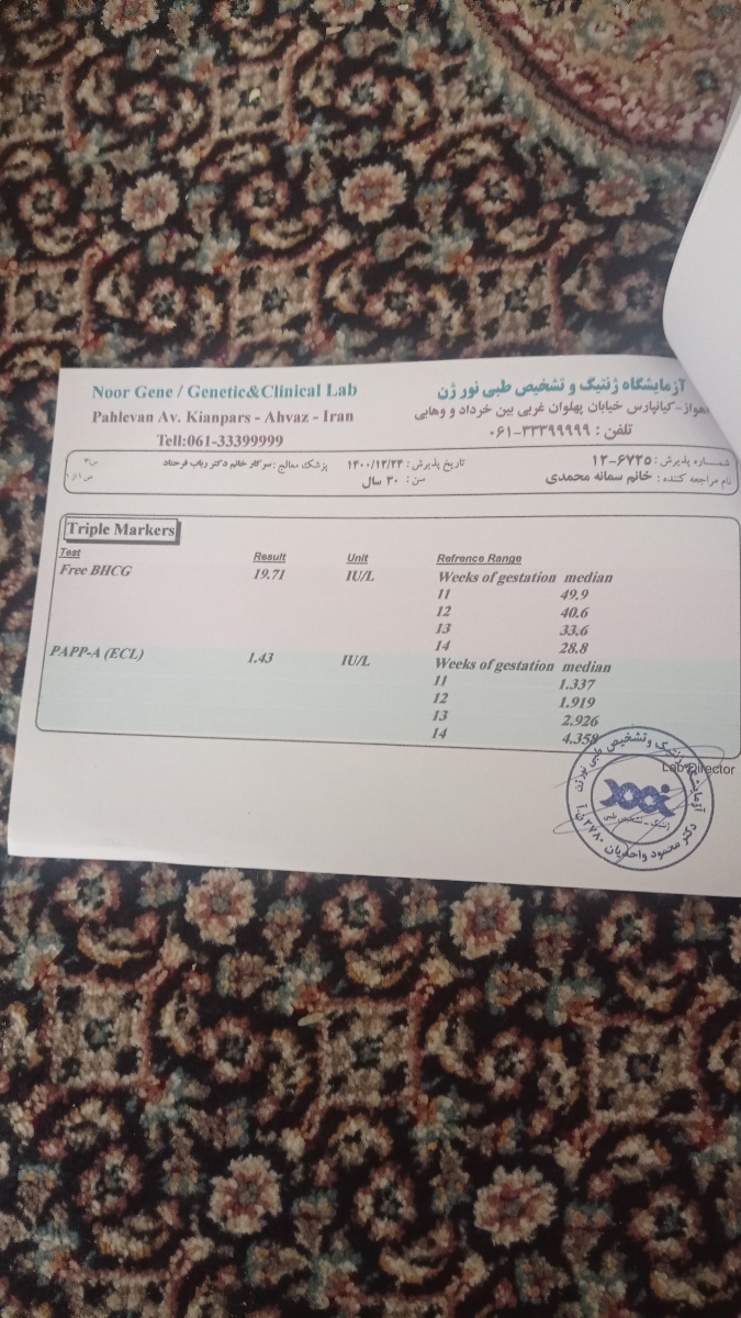 آزمایش و سونو ان تی