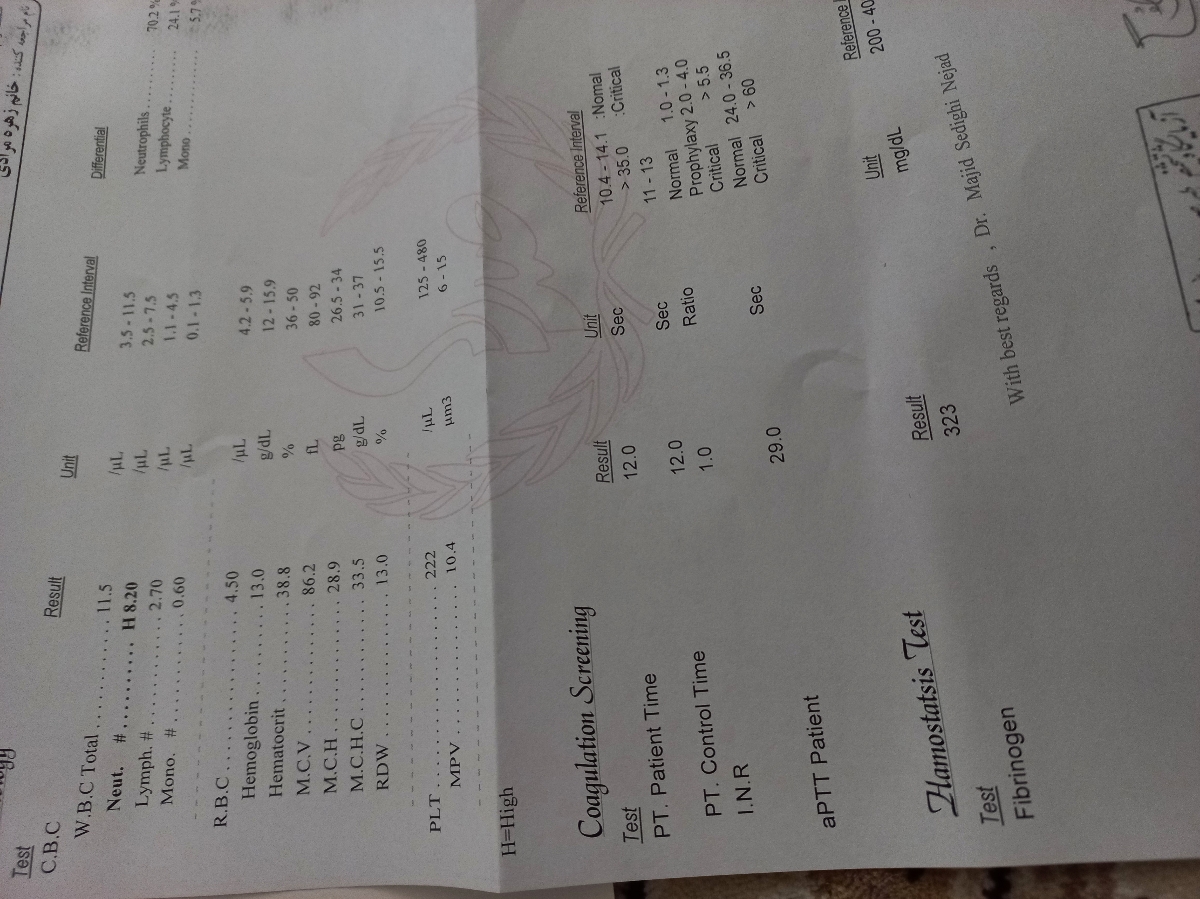 اینم جواب ازمایشم اینم جواب ازمایشم