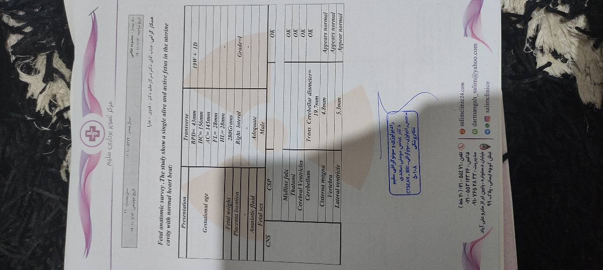 بررسی سونوگرافی انومالی