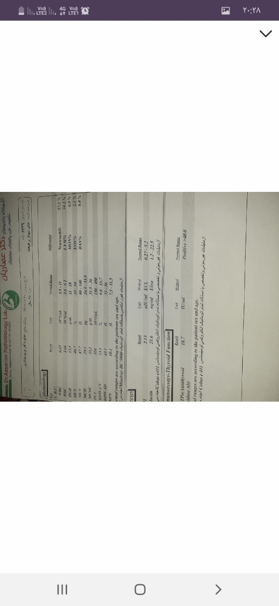 آزمایش خون قبل بارداری