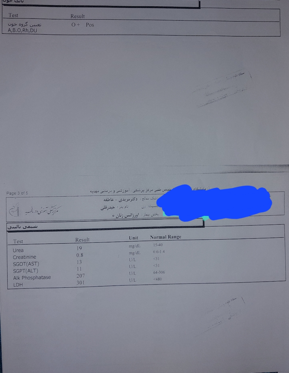 دل درد و اسهال