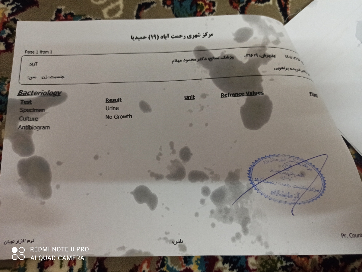 تفسیر ازمایش بارداری....