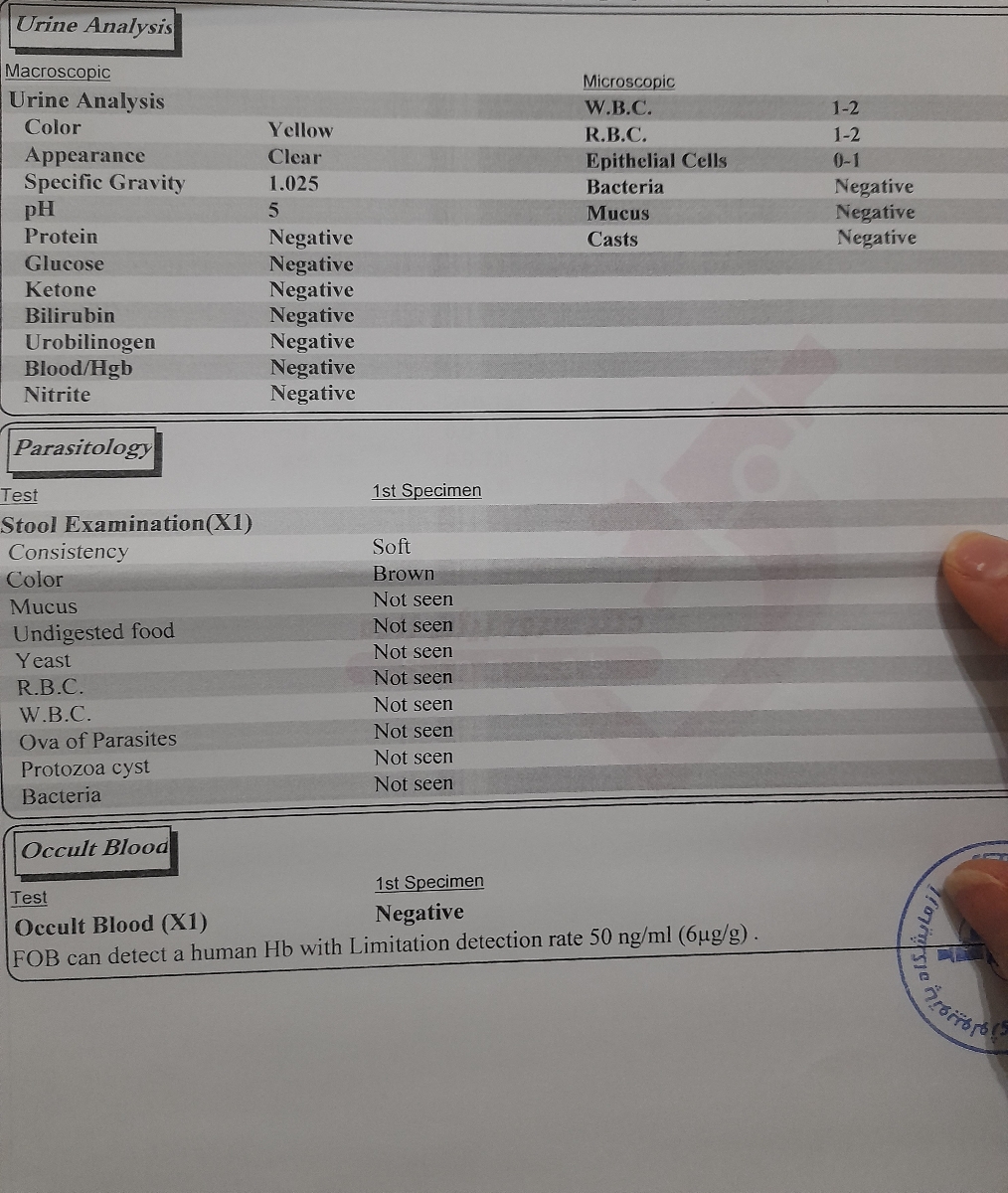 تفسیر ازمایش چکاب دوسالگی