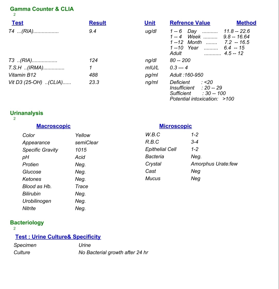 تفسیر آزمایش دخترم که ۲ سال و هشت ماهشه تفسیر آزمایش دخترم که ۲ سال و هشت ماهشه