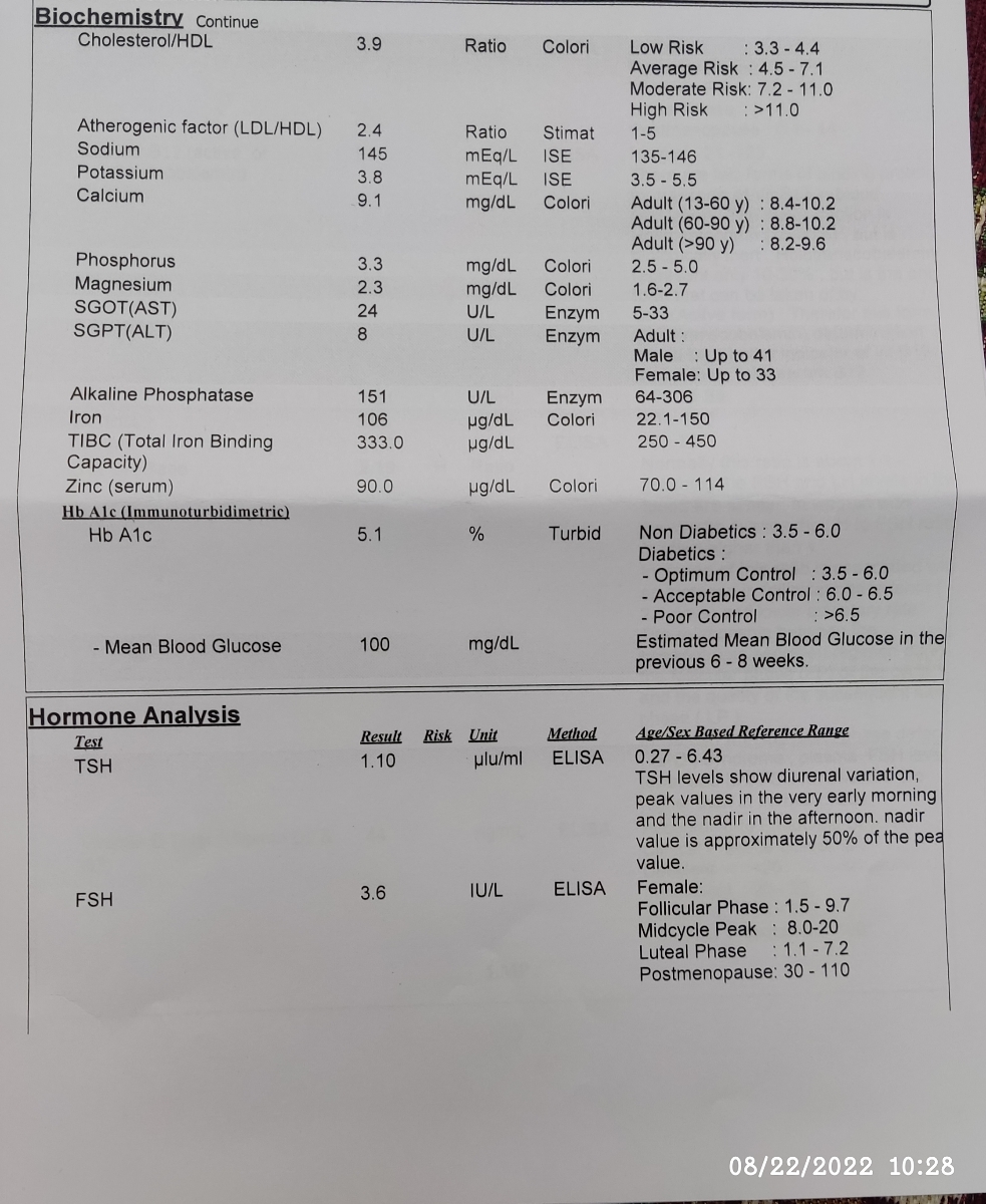 تفسیر آزمایش خون تفسیر آزمایش خون
