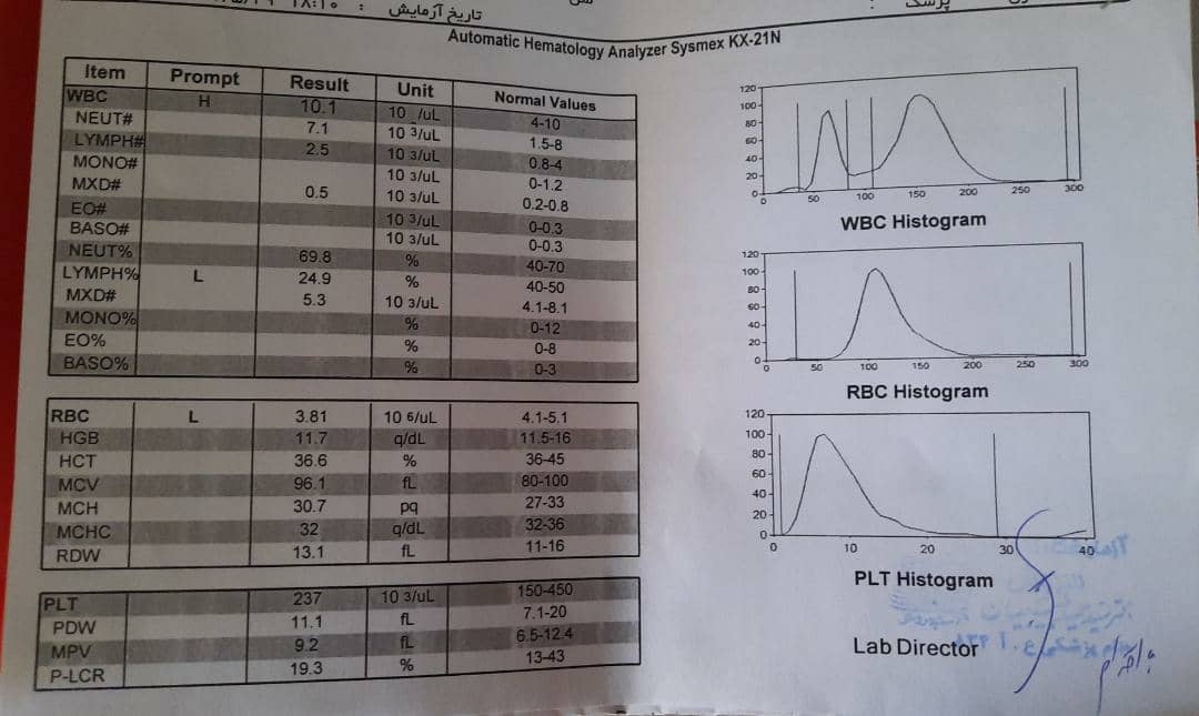 تفسیر آزمایش ۲۵ هفتگی بارداری