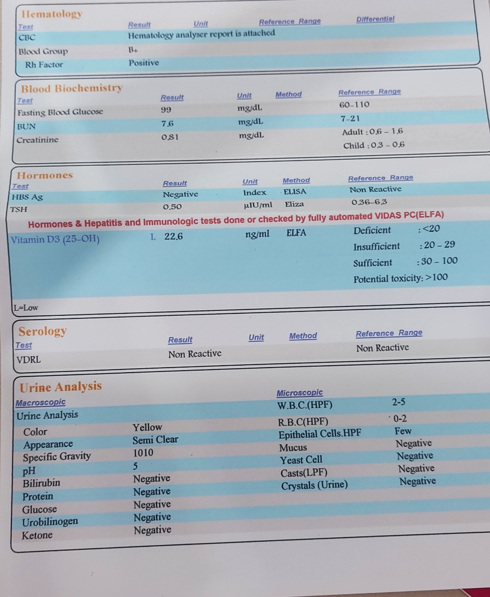 تفسیر آزمایش چکاپ های قبل بارداری و علت کبود شدن پاها تفسیر آزمایش چکاپ های قبل بارداری و علت کبود شدن پاها