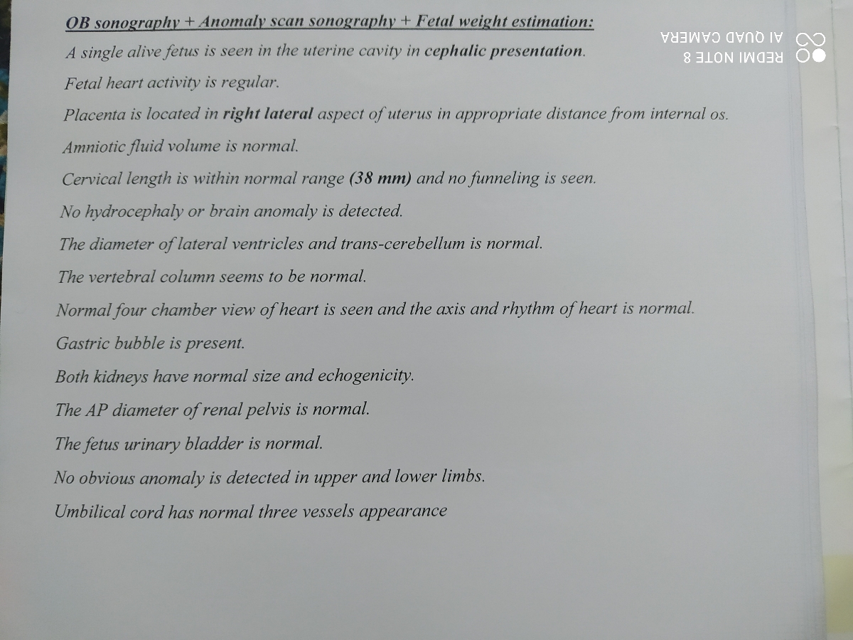 سونو غربالگری دوم بارداری سونو غربالگری دوم بارداری