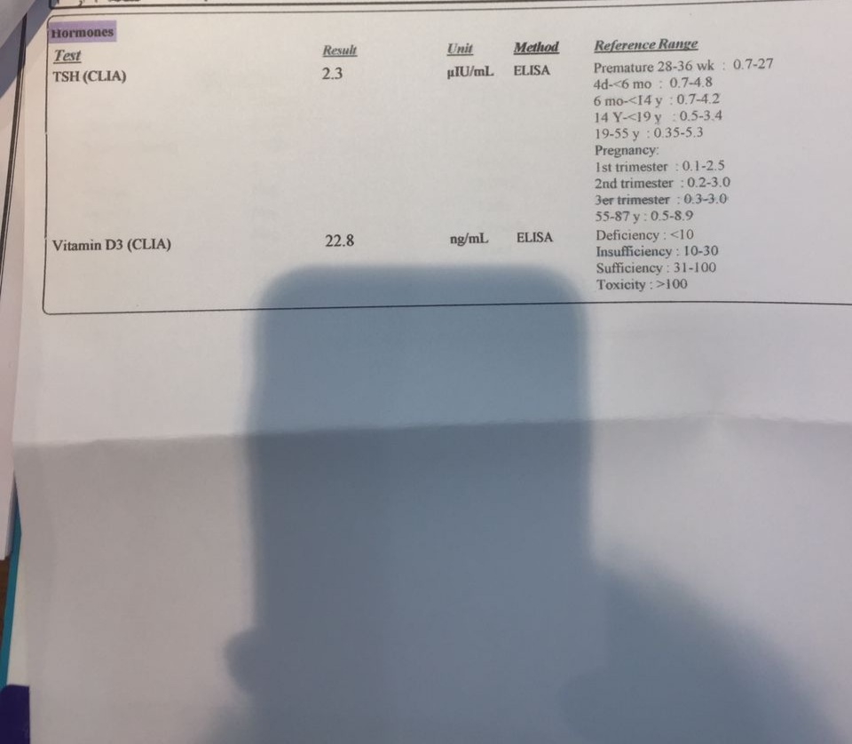 جواب ازمایش سه ماهه اول و ان تی