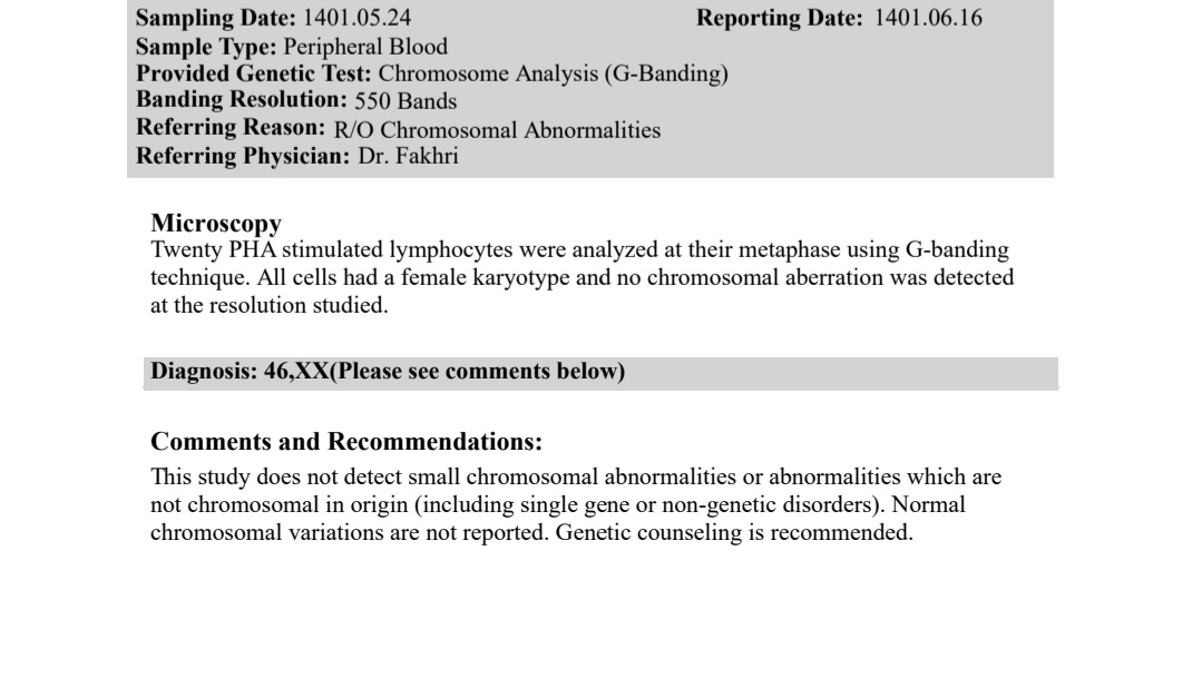 بررسی آزمایش ژنتیک قبل از ivf