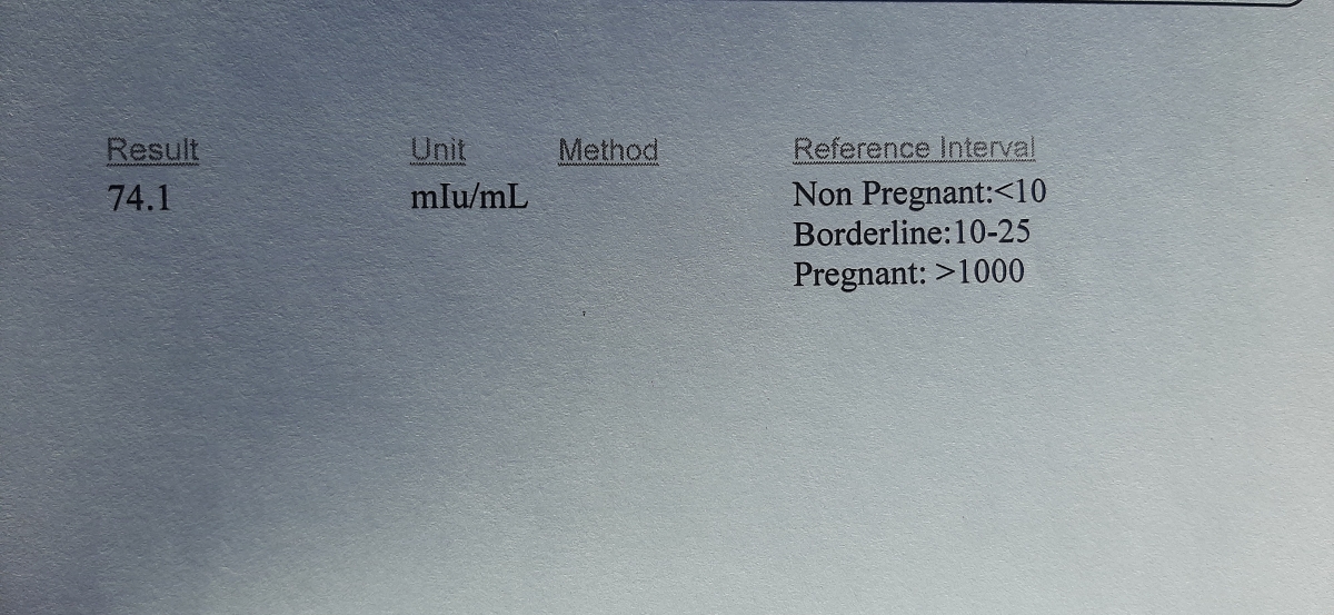 بی بی چک مثبت آزمایش بتا مشکوک