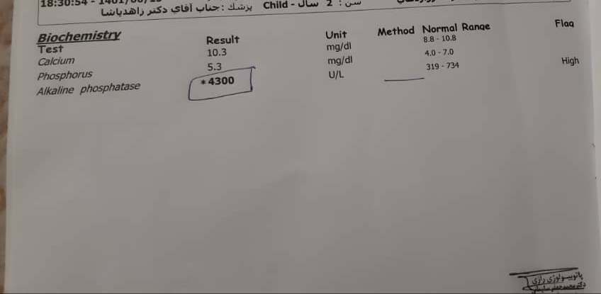 لطفا جواب ازمایش و تفسیر کنین