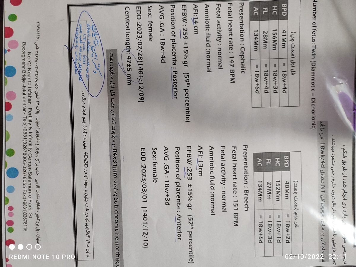 هماتوم در مجاورت تحتانی جفت هماتوم در مجاورت تحتانی جفت