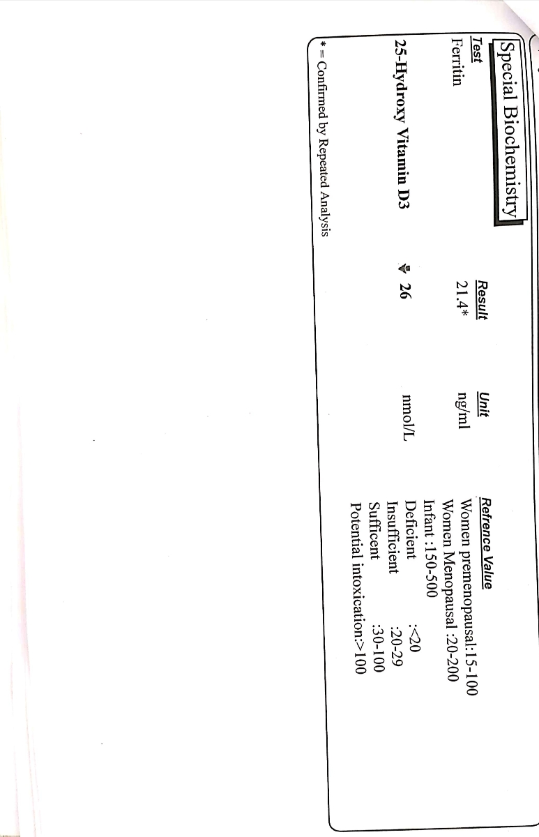 تفسیر جواب آزمایش دیابت، خون و تیروئید