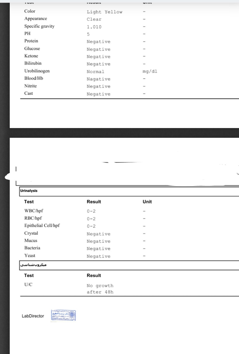 تفسیر آزمایش کودک ۲ سال ۹ماهه تفسیر آزمایش کودک ۲ سال ۹ماهه