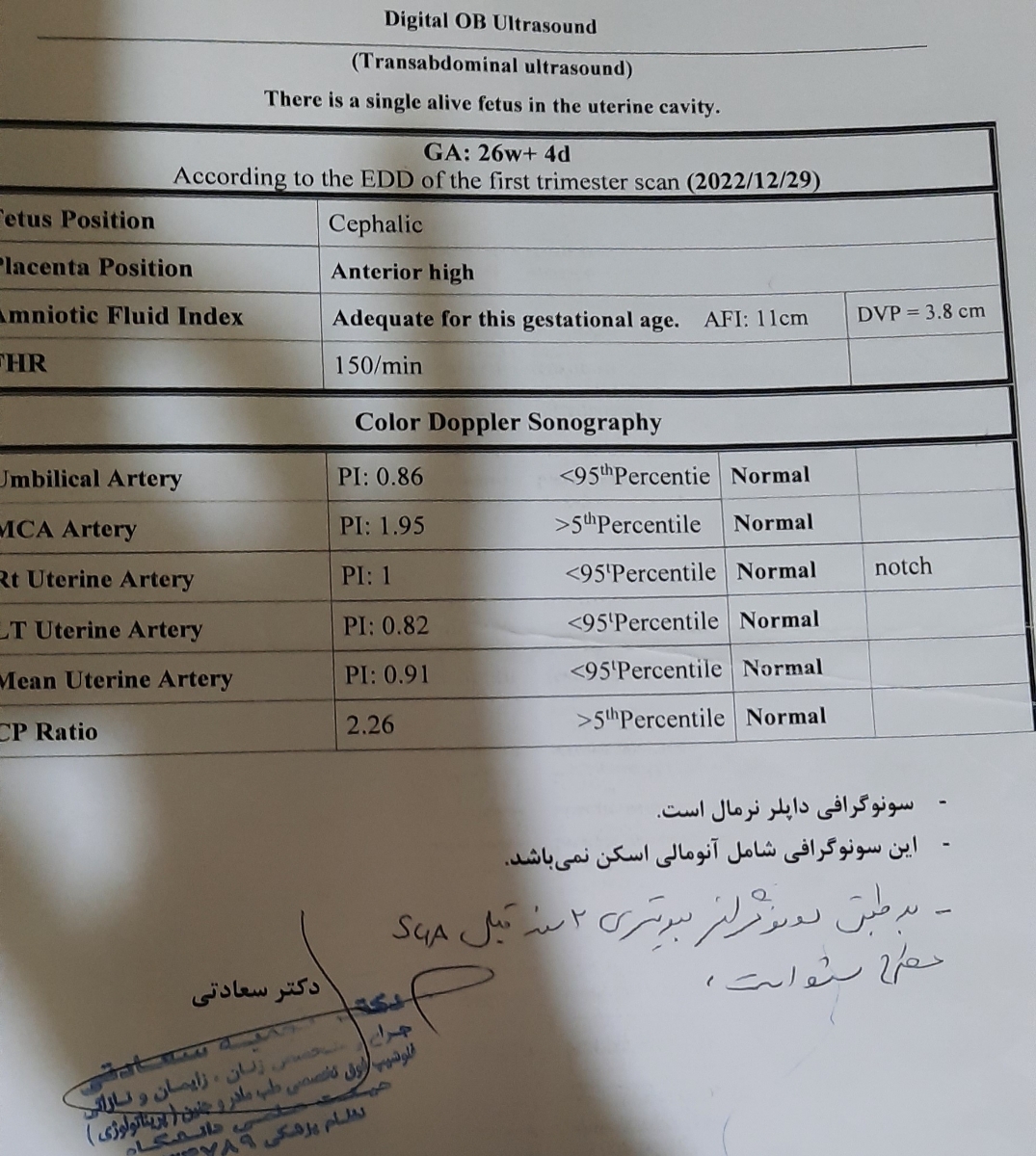 iugr, SGA, دکتر جان خیلی نگراانم راهنمایی کنید