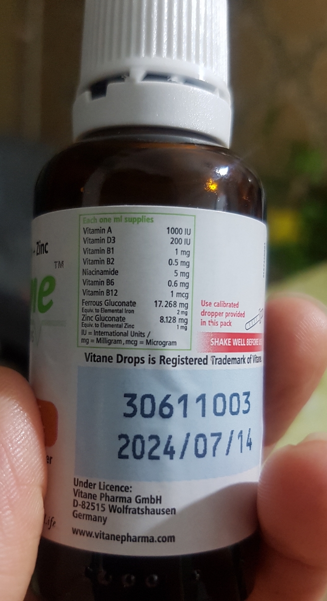 قطره مولتی ویتامین نوزاد قطره مولتی ویتامین نوزاد