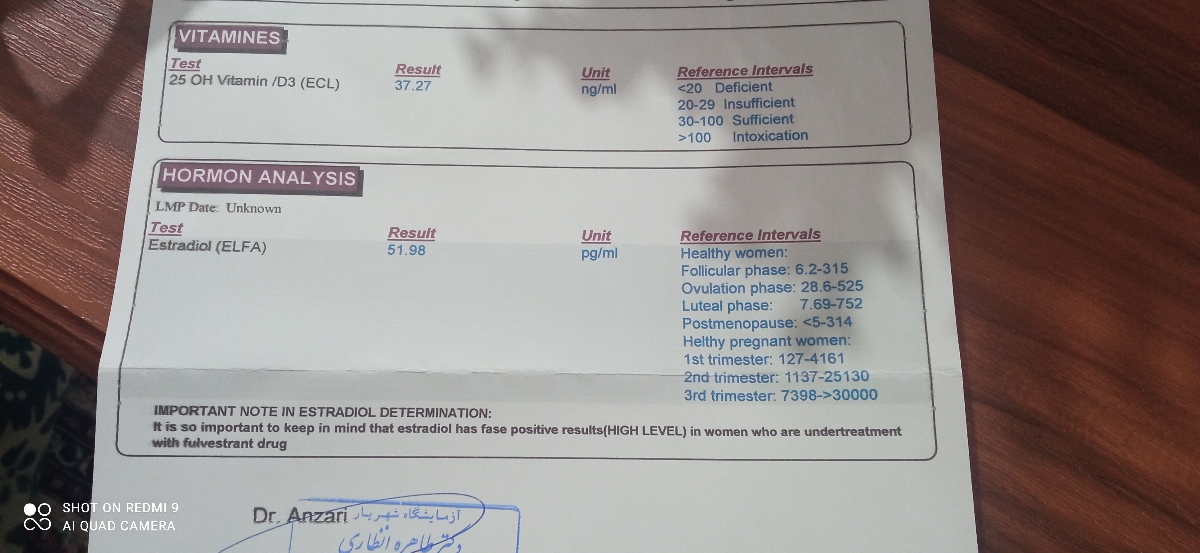 این ازمایش قبل مصرف دارو