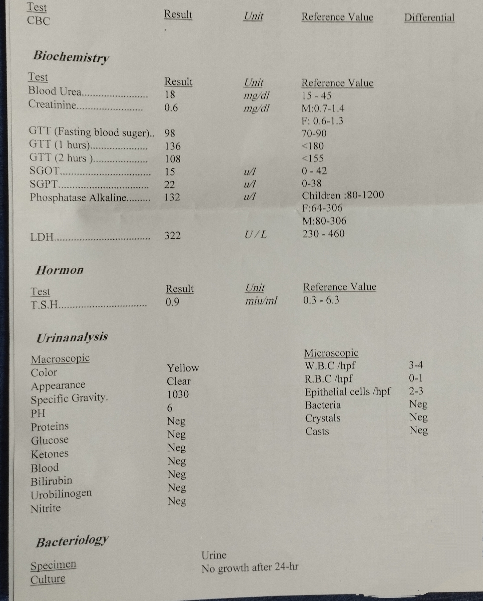 تفسیر آزمایش تحمل گلوکز و مسمومیت بارداری