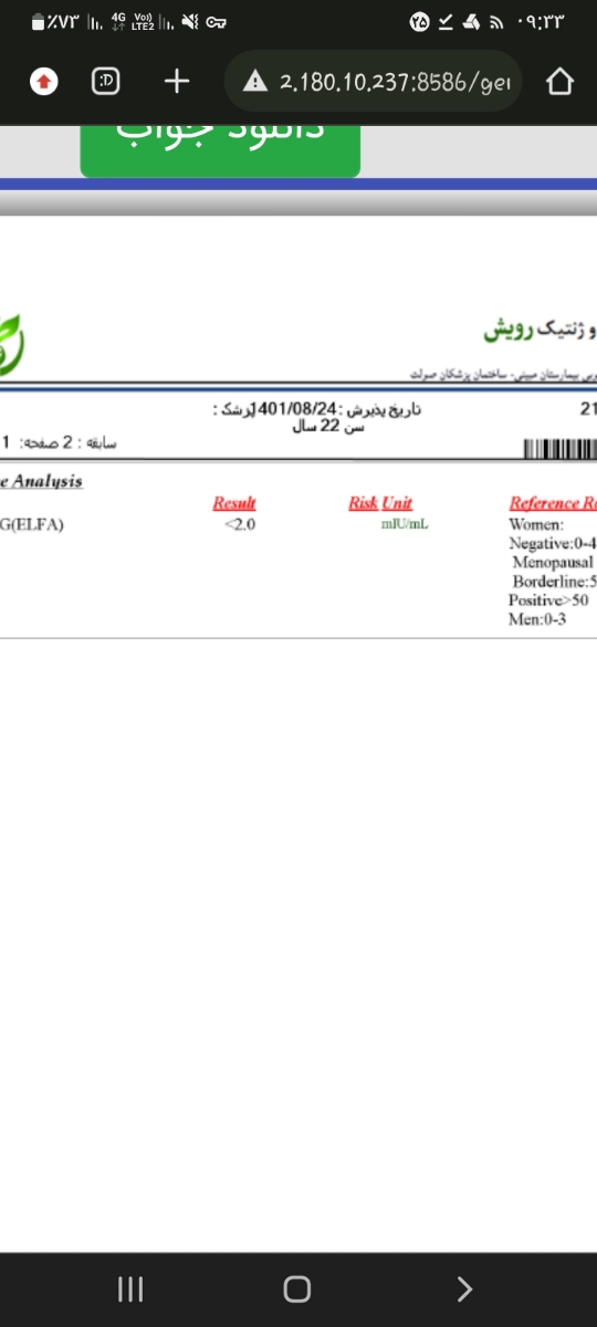 لکه بینی و بی بی چک به ظاهر منفی