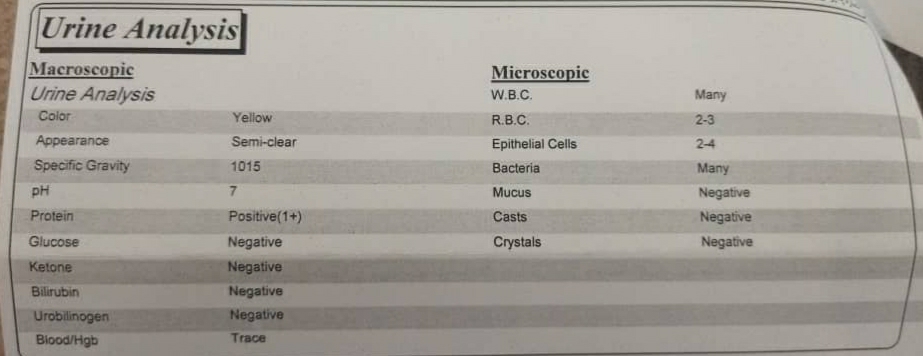 تفسیر آزمایش خون و ادرار تفسیر آزمایش خون و ادرار