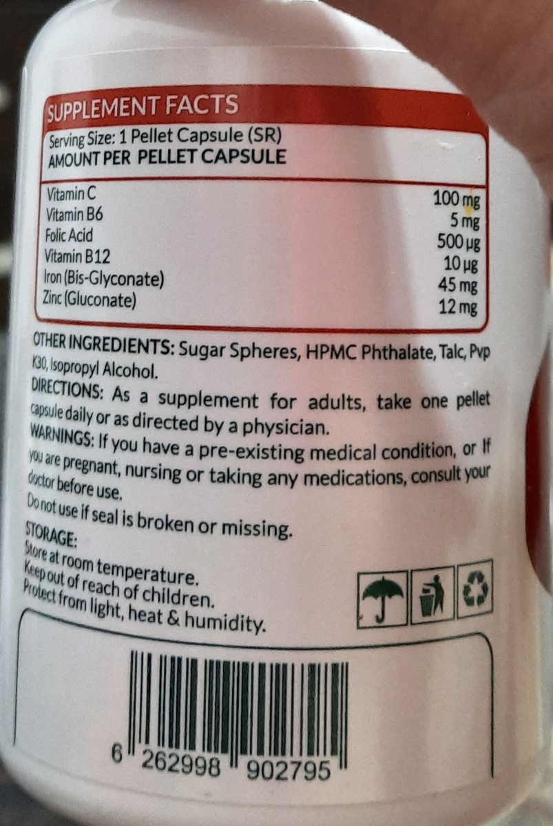 چه دارویی با توجه به کم خونی و کمبود آهن مصرف کنم