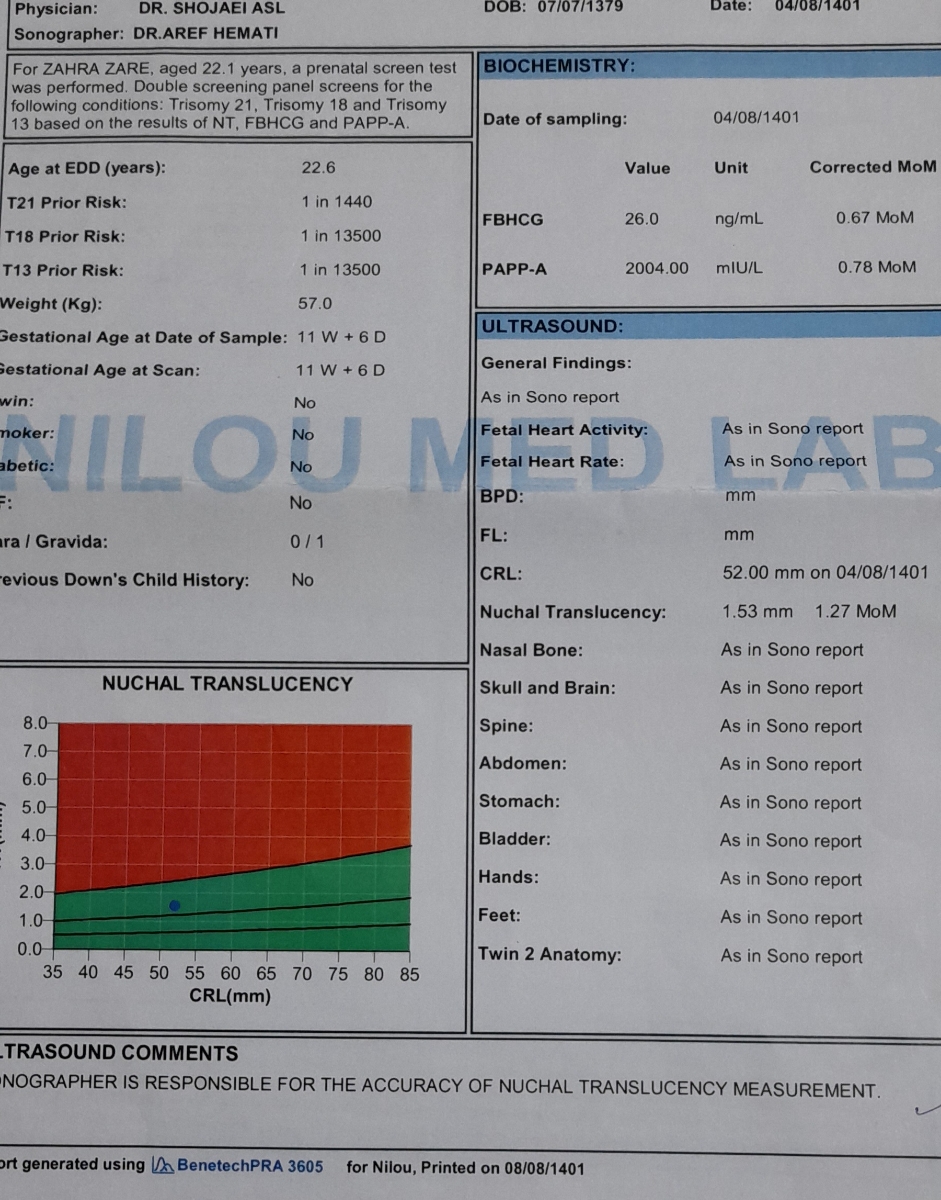 تفسیر انومالی فوکوس اکوژن تفسیر انومالی فوکوس اکوژن