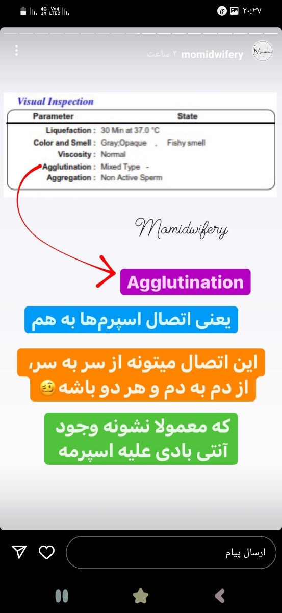 تفسیر ازمایش اسپرم همسرم تفسیر ازمایش اسپرم همسرم