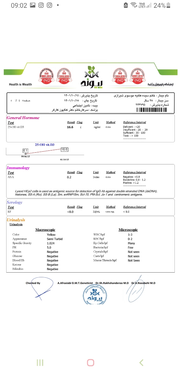 جواب آرمایش پاپ اسمیر