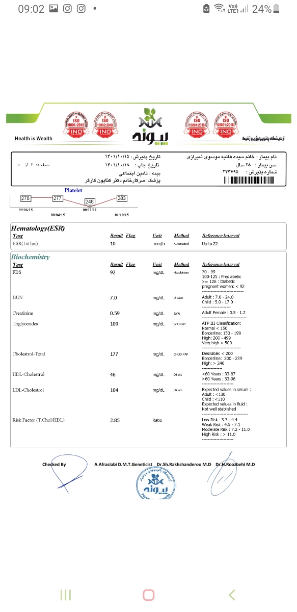 جواب آرمایش پاپ اسمیر