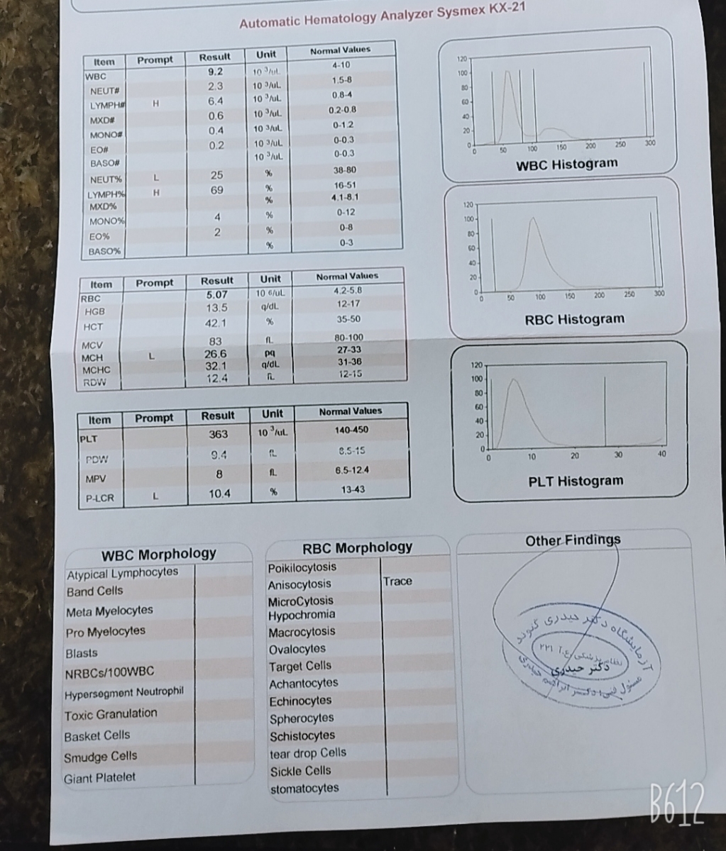 تفسیر ازمایش دوسالگی دخترم تفسیر ازمایش دوسالگی دخترم