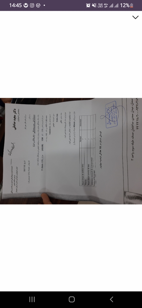 سونو ان تی معاینه شود