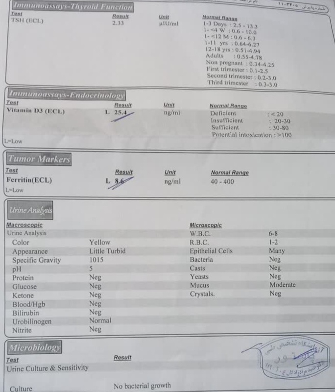 تفسیر سونو و آزمایش بارداری