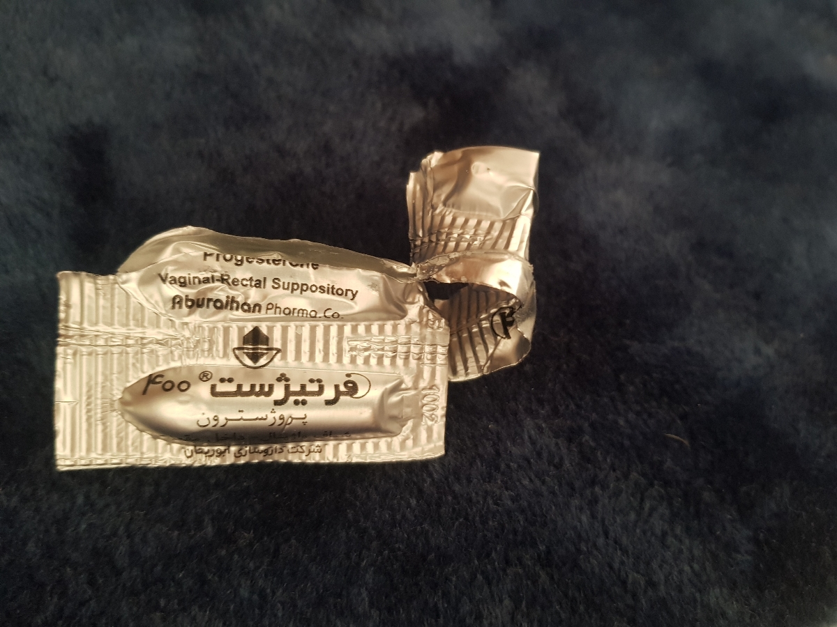 استفاده از شیاف پروژسترون در هفته ۶ انتقال
