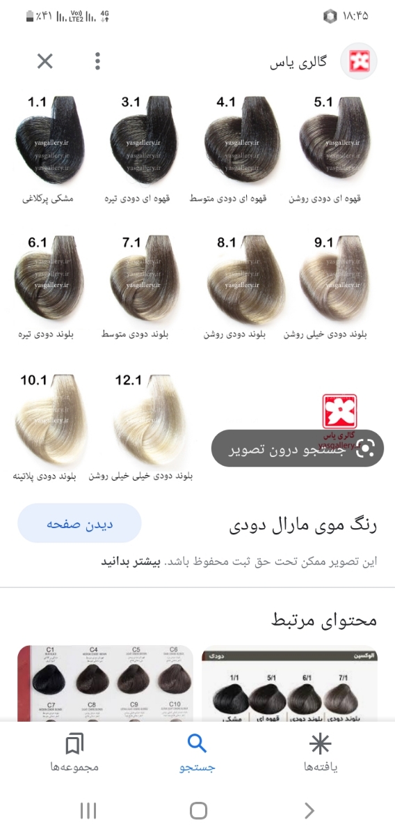 کسایی که از رنگ مو سر در میارن لطفا راهنماییم کنن