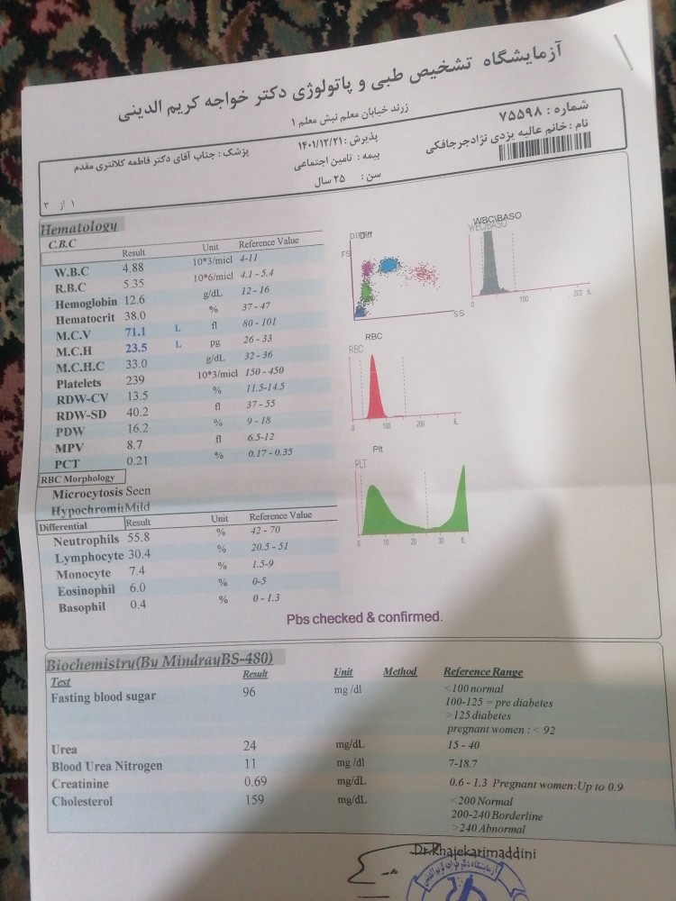 تفسیر ازمایش دوستم تفسیر ازمایش دوستم
