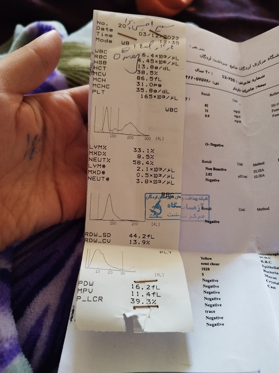 تفسیر ازمایش مادر باردار تفسیر ازمایش مادر باردار