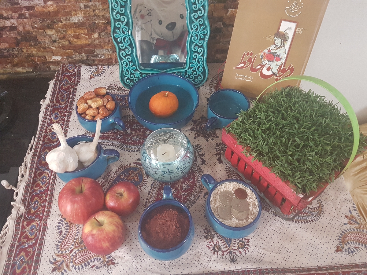 عکس چیدمان سفره هفت سین بر اساس علم فنگ شویی عکس چیدمان سفره هفت سین بر اساس علم فنگ شویی